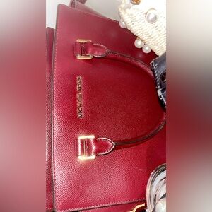 Michael Kors Cherry Red Shoulder Bag